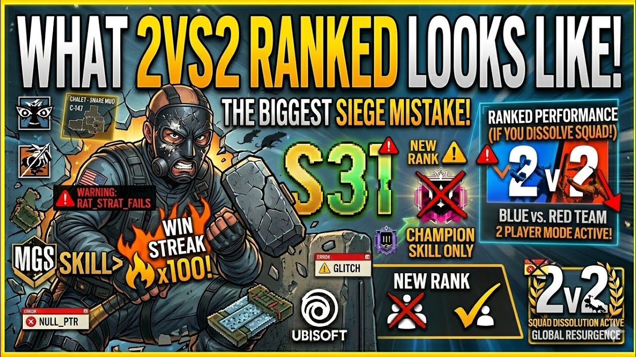 What 2vs2 RANKED would look like on R6