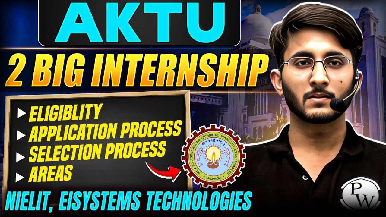 AKTU Internship 2026 Announced 😍 | Eligibility, Certificate & Apply Process | How to Apply