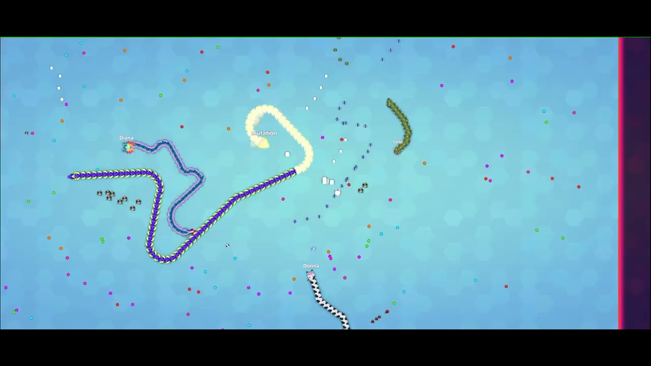 Snake io survival 😂 10 minutes 🤢