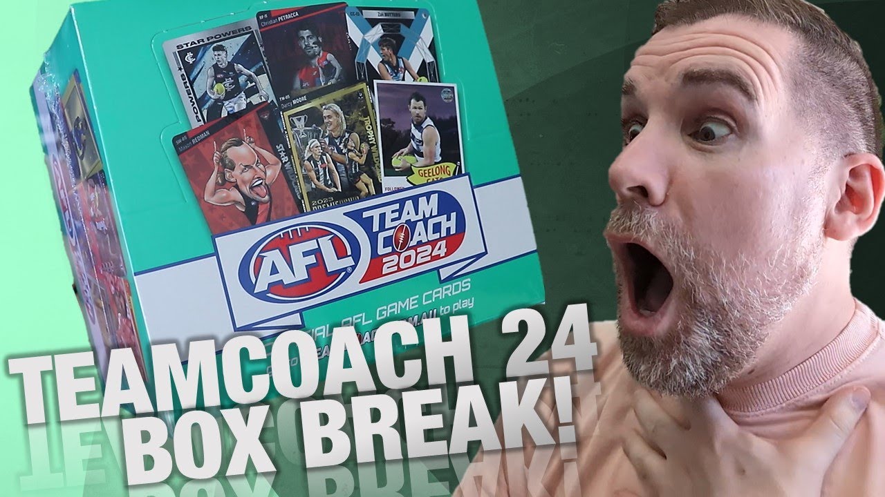 AFL TeamCoach 2024 Box Break! CRAZY CASE HIT 😲🤯 🔥