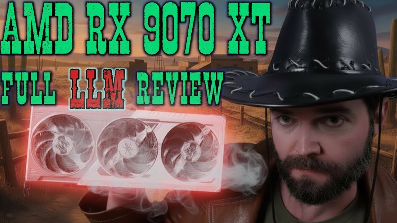AMD 9070 XT — полная мощность! Протестировано с Ollama, llama.cpp, vLLM, gpt-oss, qwen3, trinity,...
