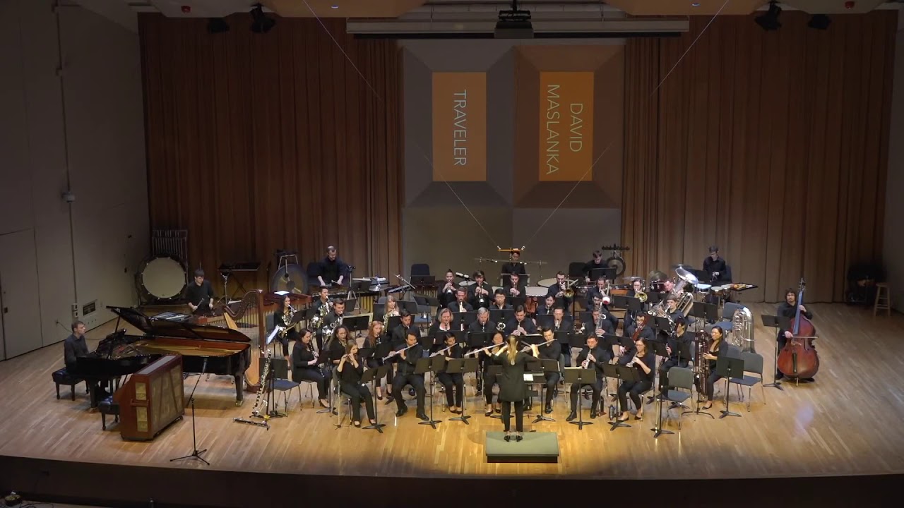 Frost Wind Ensemble - Traveler by David Maslanka, Tina DiMeglio graduate conductor