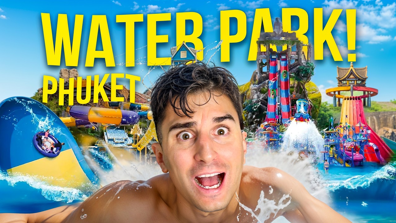 Follie al WATERPARK THAILANDESE! Provo tutti gli scivoli più UNICI ed ESTREMI (Andamanda)