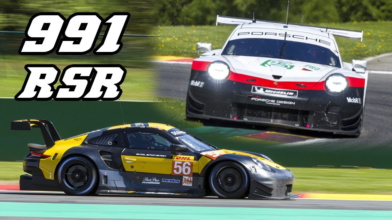 6x EXTREMELY LOUD Porsche 991.2 RSR (Spa 2018)
