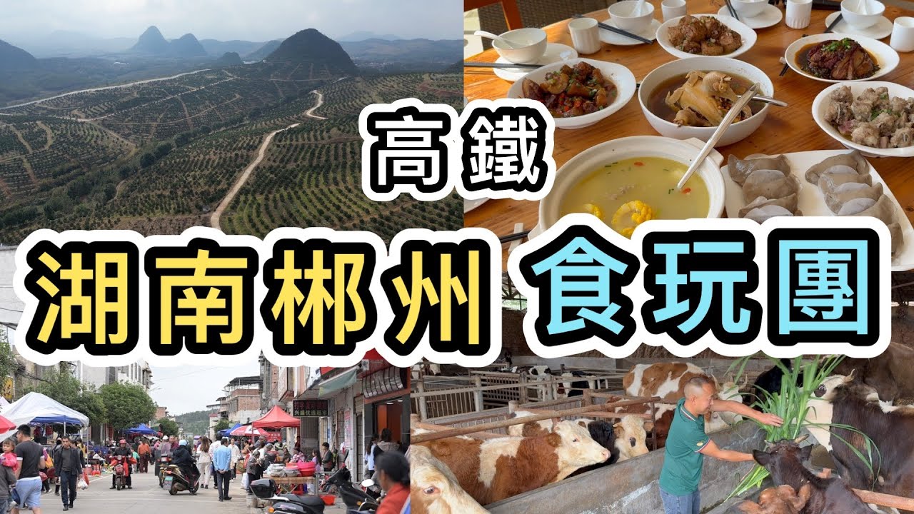 【高鐵出發】湖南郴州農莊2天團👊數小時到世外桃源😻 古村農村好特別🌳吃農場自給自足美食🥦摘橙🍊餵動物🐮和橙基地大公開👊旅行團｜純玩團｜美食團｜湖南郴州長村｜內地團｜和橙｜高鐵團