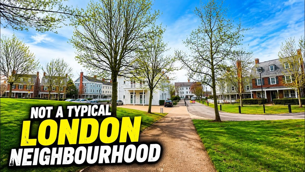 America in London?! 🇺🇸 Walking The Hamptons Estate New England Style Homes in South West London