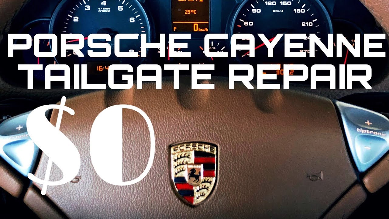 Задний борт не открывается на Porsche Cayenne 957 | Проблема с надёжностью, с которой я столкнулся
