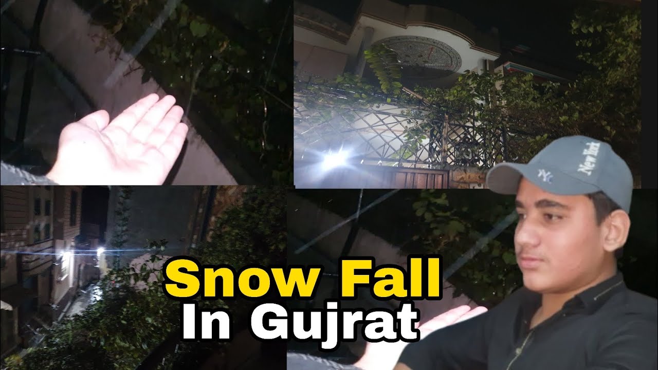 First rain in winter 😍 snowfall ❄️ at gujrat ||vlog's With Abdullah 