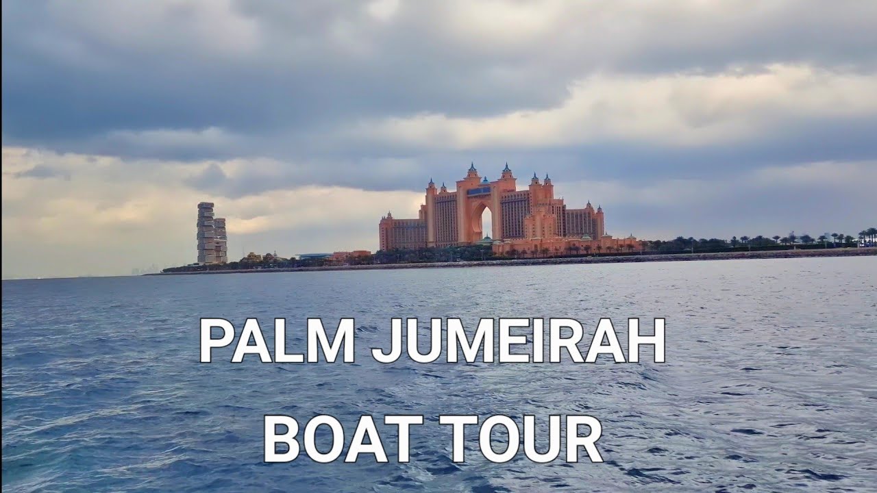 Dubai Palm Jumeirah Boat Tour #dubai