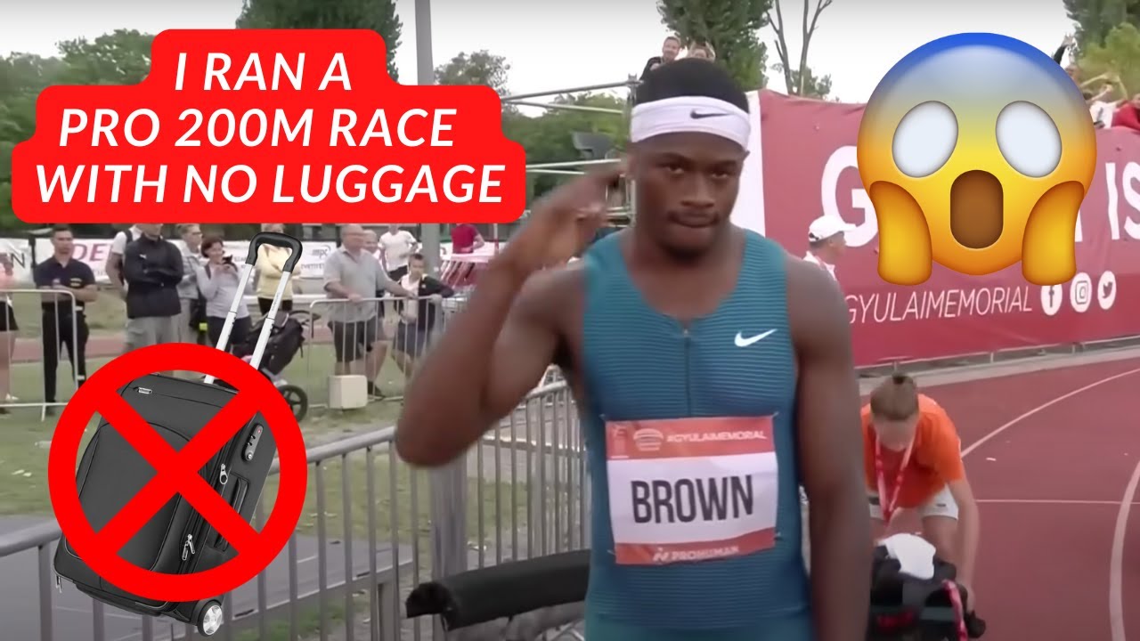 I Ran a Pro Race with NO LUGGAGE 🚫🧳 || 2022 Track & field VLOG  || Aaron Kingsley Brown
