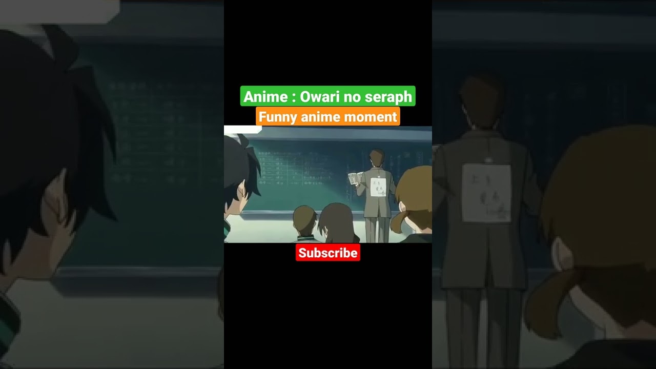 Owari no seraph | Funny Anime Moment