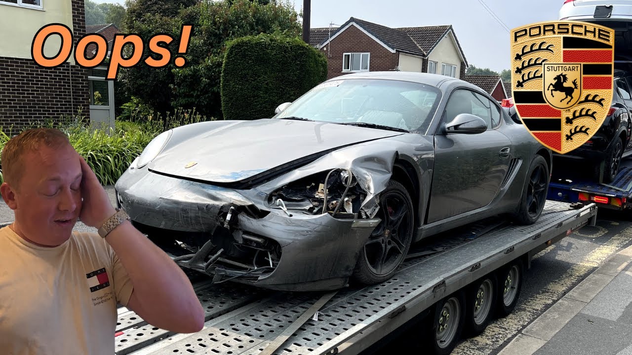 Porsche Cayman S 987.2 rebuild. Very Rare insurance write off.