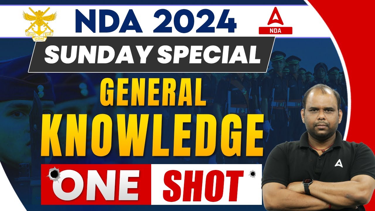 NDA 2024 | Sunday Special General Knowledge - One Shot  by Jivesh Sir