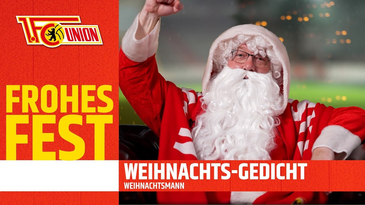 Frohes Fest - Das Union-Weihnachtsgedicht! | 1. FC Union Berlin