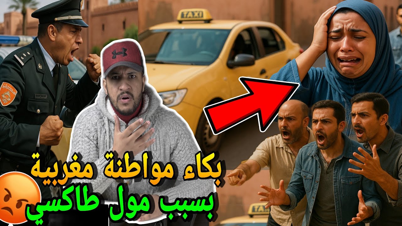 فضيحة اصحاب طاكسيات والنصب على الجالية والسياح🔥شوهة مول جيلي صفر والاعتداء على السياح😱