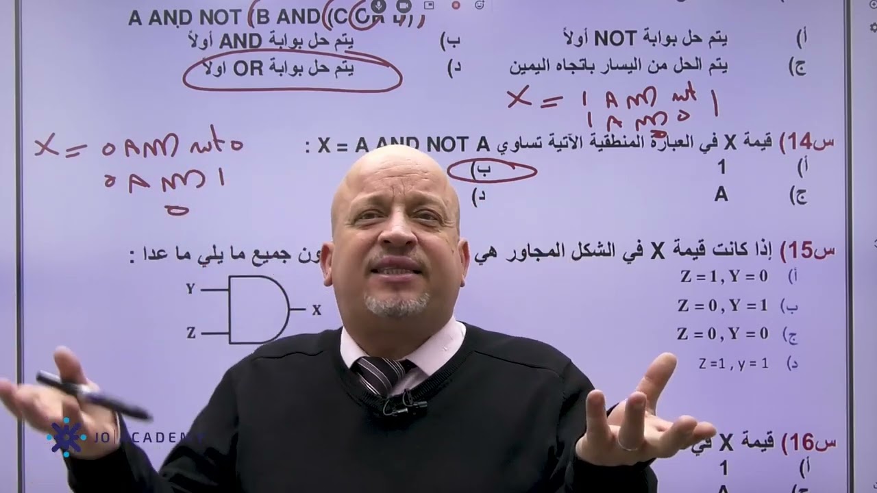 الحصة الخامسة || حل امتحان وشرح الدارات الكهربائية توجيهي 2007