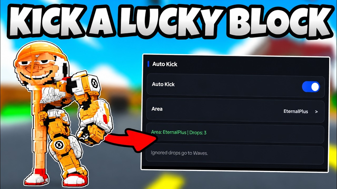 Kick a Lucky Block Script 2026 NO KEY | Auto Kick , Mutation , Auto Train