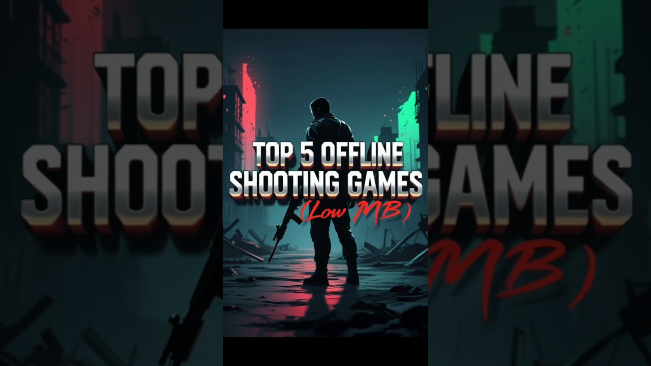 Top 5 Best Offline Shooting Games Under 100MB (High Graphics) #top5 #shootinggames #shorts