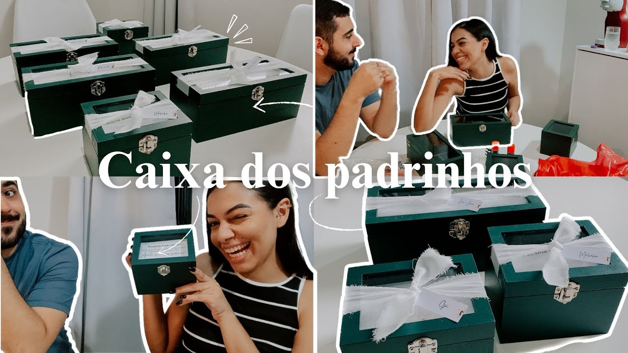 Montando a caixa dos padrinhos! | DIÁRIO DA NOIVA #1  💍❤️