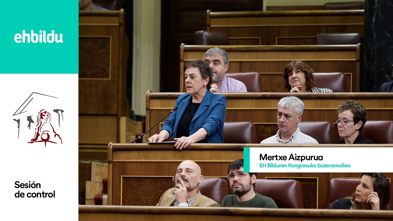 MERTXE AIZPURUA exige a Sánchez desclasificar los archivos del 3M, Zabalza, Naparra y los GAL