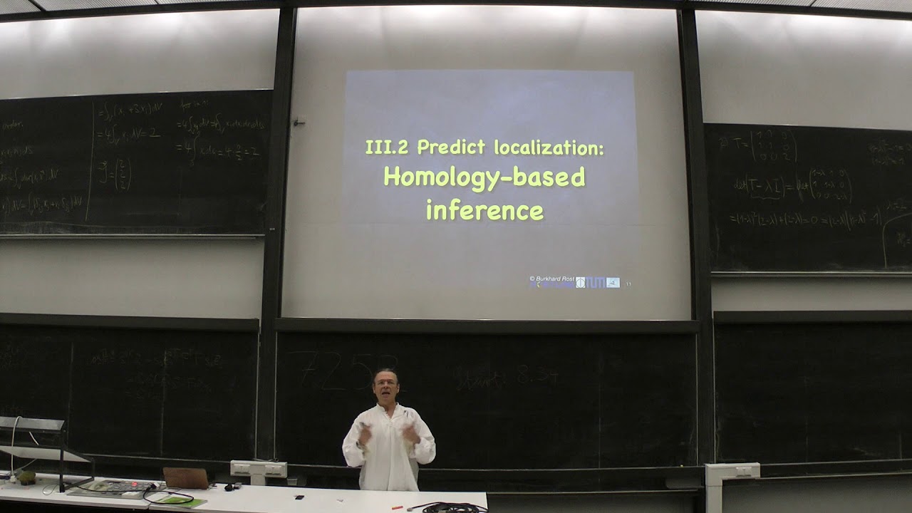 Protein Prediction 2 for Computer Scientists – Lecture 2, Predict Localization de Novo