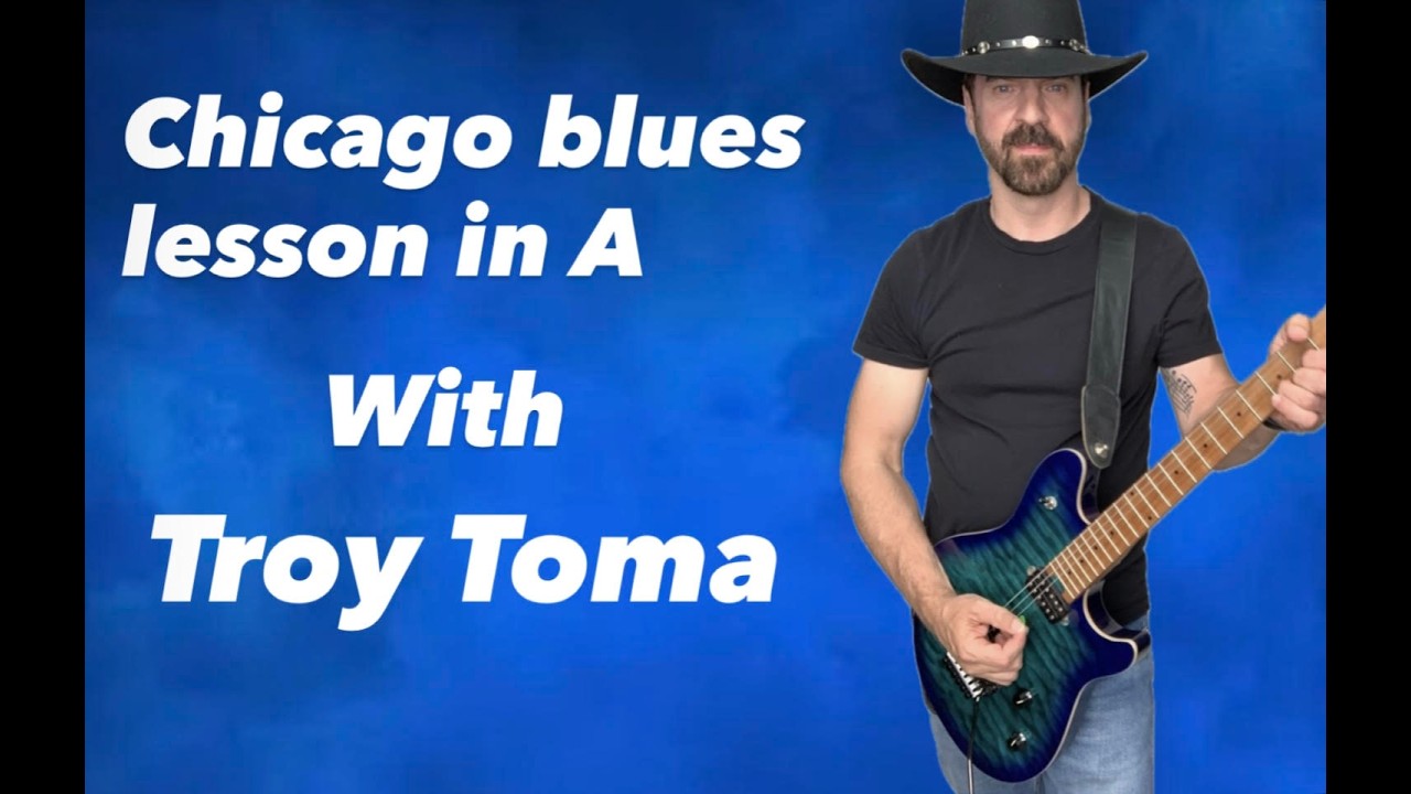 Chicago Blues Shuffle lesson in A