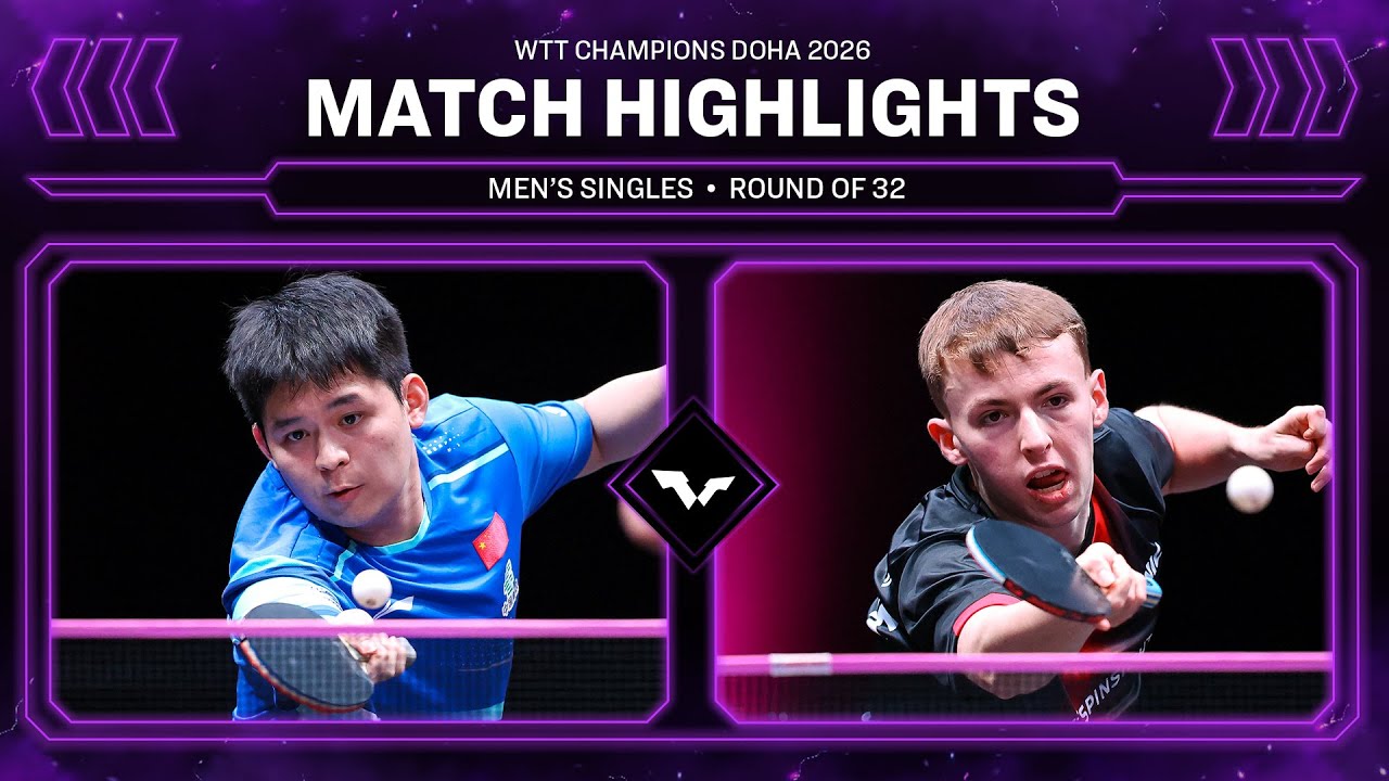 Lin Shidong vs Flavien Coton | MS R32 | WTT Champions Doha 2026