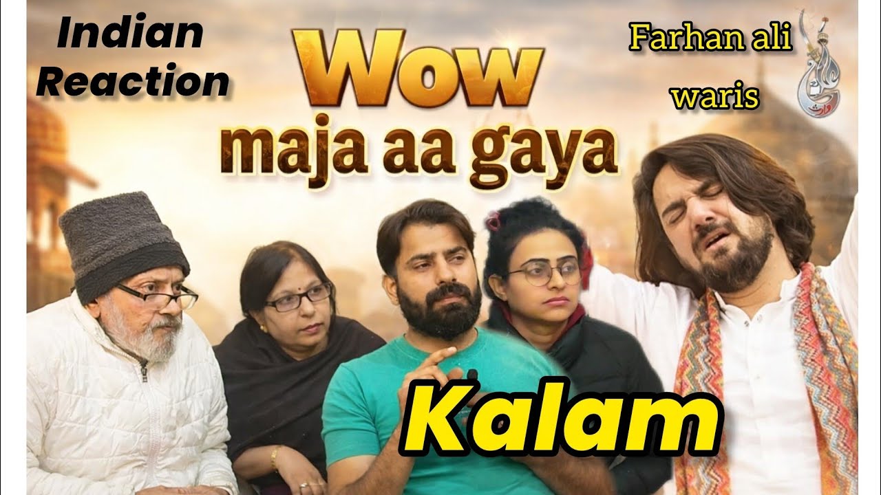 Farhan Ali Waris | Mola Rang De | Manqabat | 2022 |  The Indian saga Reaction | kalam | Islamic 