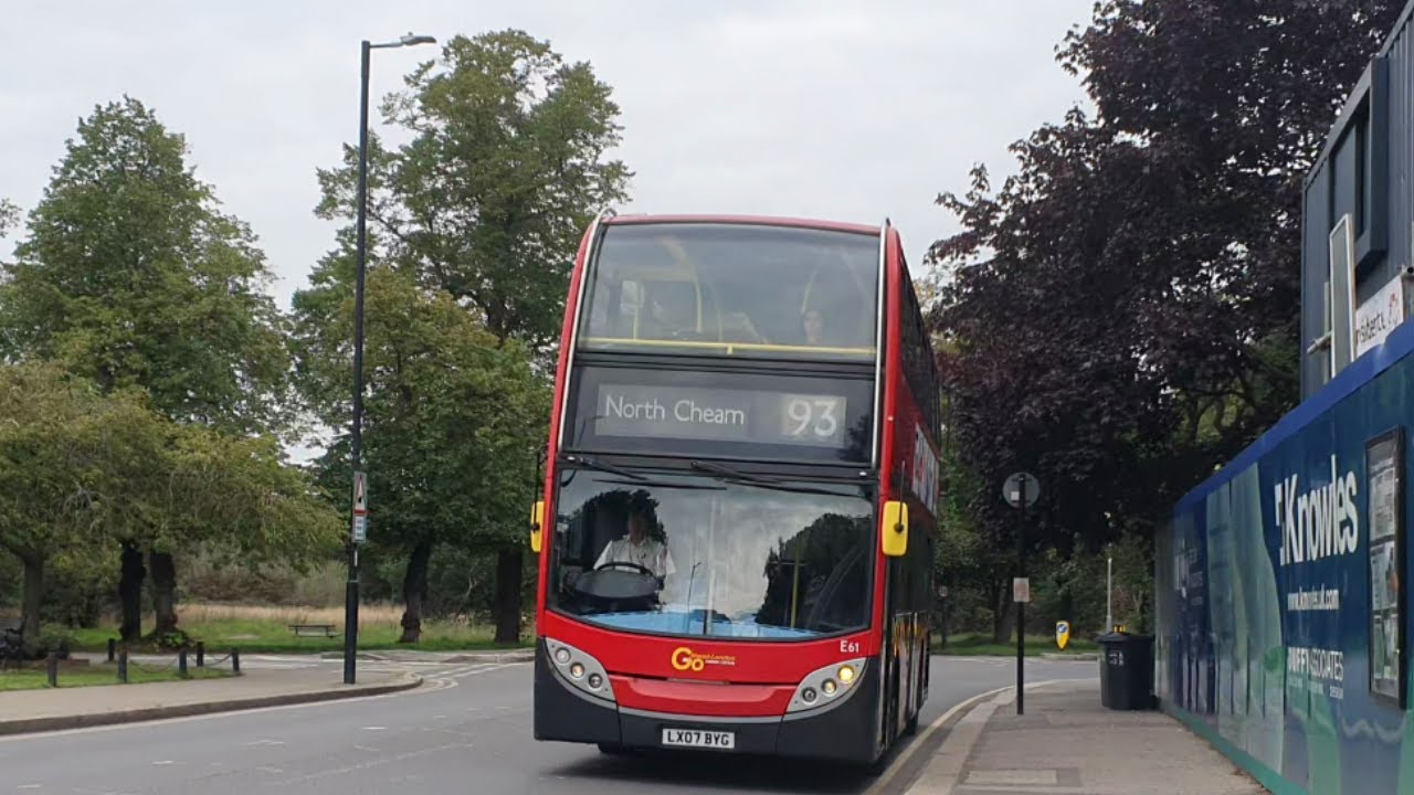 *Recent Transfer* E61 LX07BYG On Route 93 Enviro 400 Trident