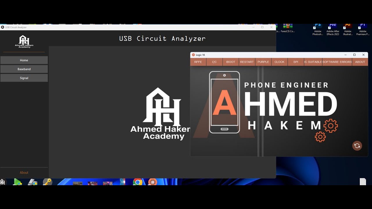 شرح برنامج فحص الشبكة USB Circuit Analyzer