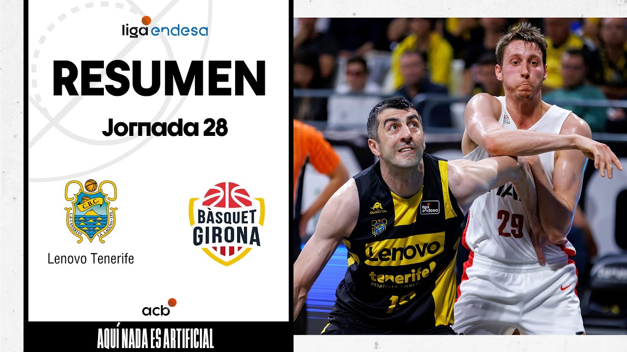 Lenovo Tenerife - Bàsquet Girona (74-60) RESUMEN | Liga Endesa 2023-24