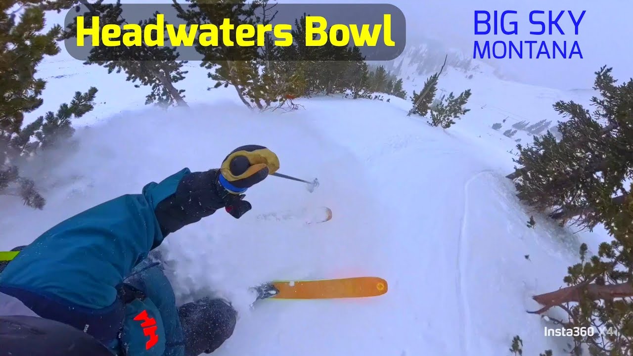 ❄️  POWDER ❄️ turns on the 🌲 Tree line in Headwaters Bowl 🥣  @BigSkyResort 🏔 