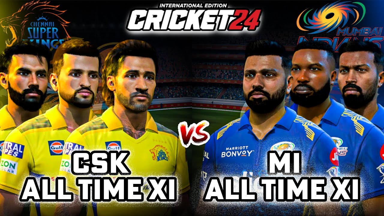 CSK All Time XI vs MI All Time XI 😍🔥- El Classico - Cricket 24
