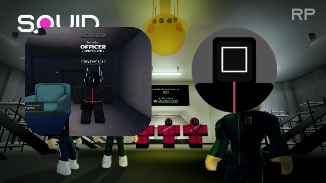 a day of a life of a officer in squid game rp (Roblox)