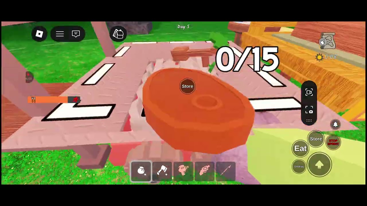 Making a  small base in 99 night in the forest