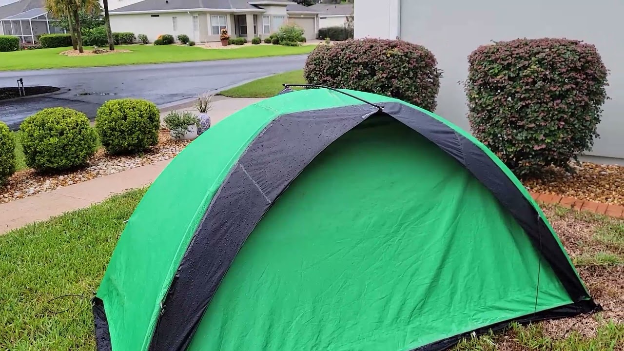 Seam Sealing a 22 year old tent rain test! I put it through HELL and here is what I discovered.