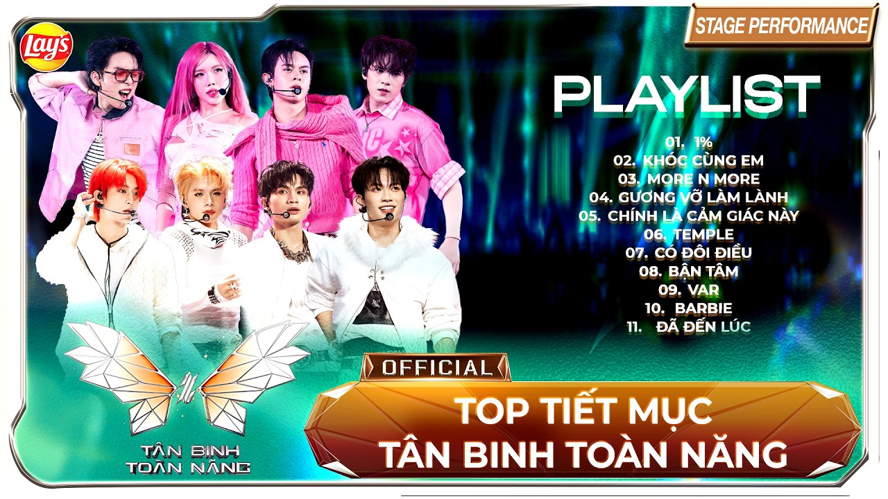 TOP NHẠC TÂN BINH THĂNG CẤP - KHÓC CÙNG EM, BARBIE, BẬN TÂM | TÂN BINH TOÀN NĂNG 2025