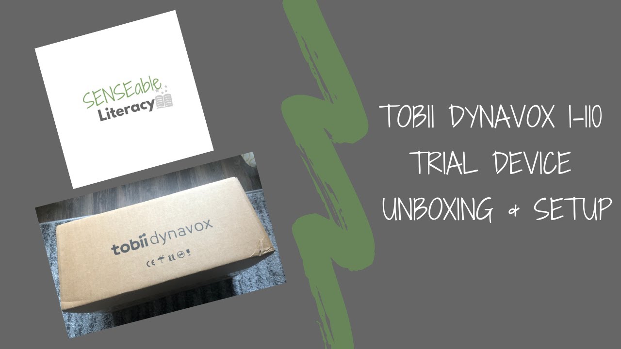 Tobii Dynavox I-110 Trial Device Unboxing & Setup