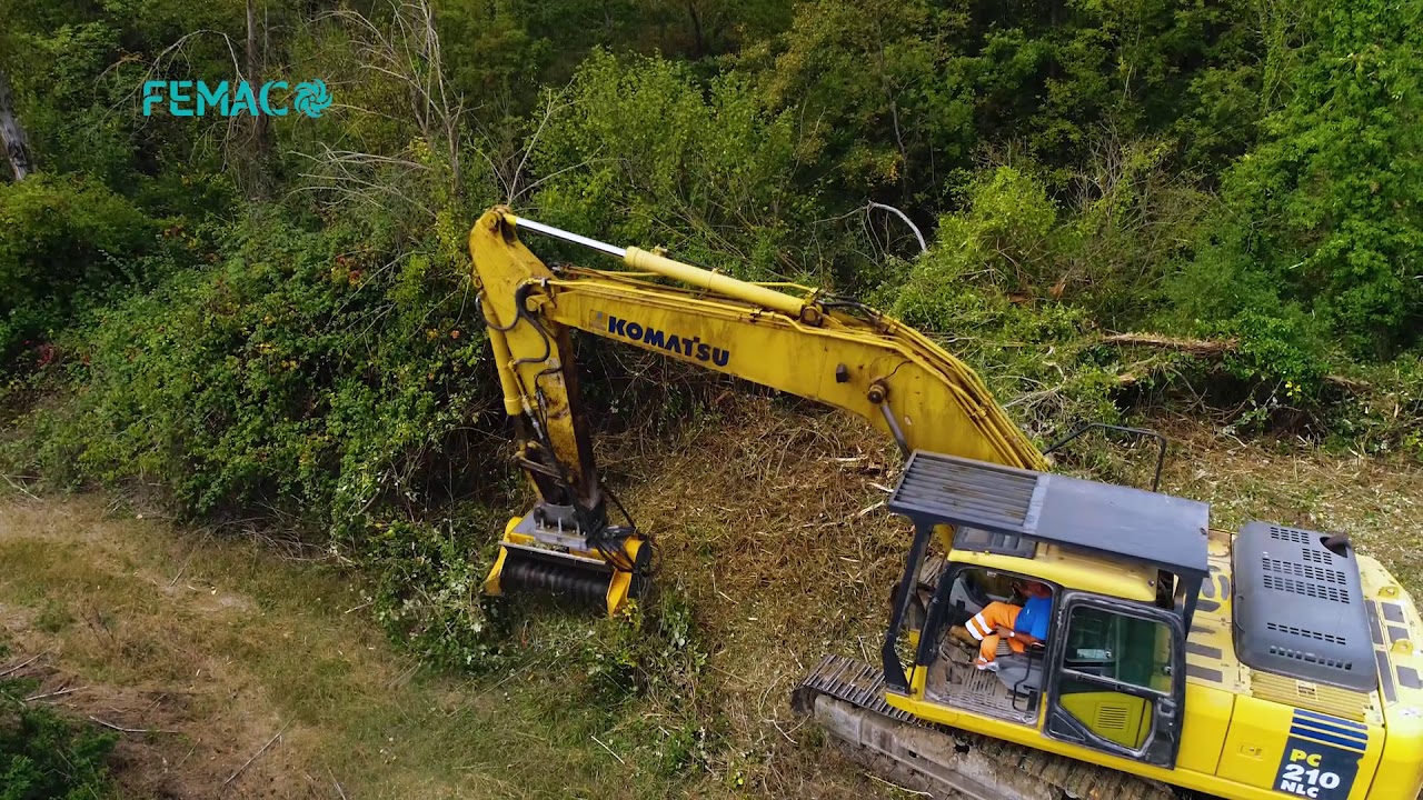 femac t20 hydraulic mulcher