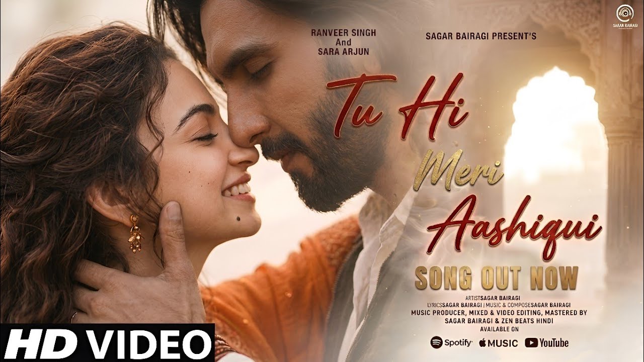 New Song 2026 | New Hindi Song | Tu Hi Meri Aashiqui | Ranveer Singh | Sara Arjun | Romantic song 