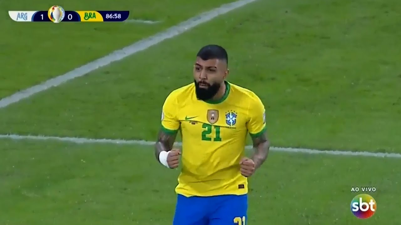 Gabigol vs Argentina HD | Final da Copa Am&eacute;rica (10/07/2021)
