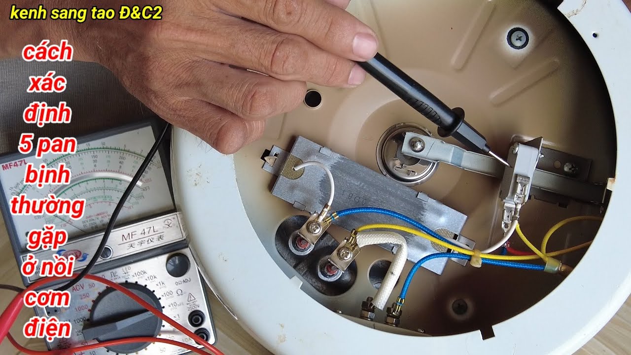 cách xác định 5 bịnh thường gặp ở nồi cơm điện
