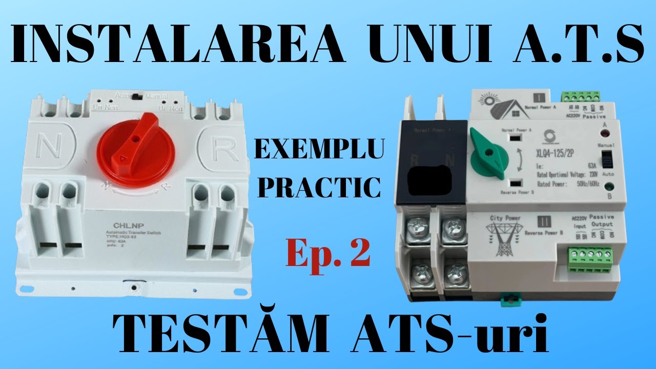 Cum se conecteaza si cum functioneaza un ATS ? Exemplu practic ! EP 2