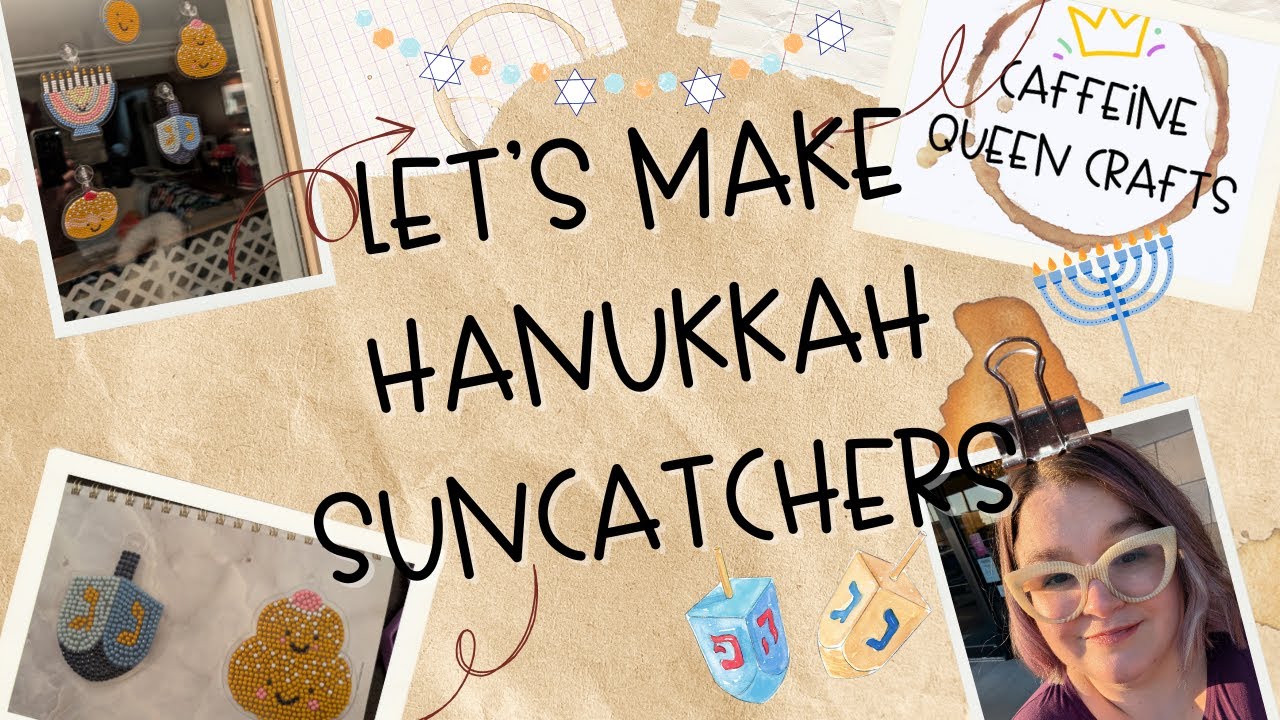 Diamond Paint Hanukkah Suncatchers With Me