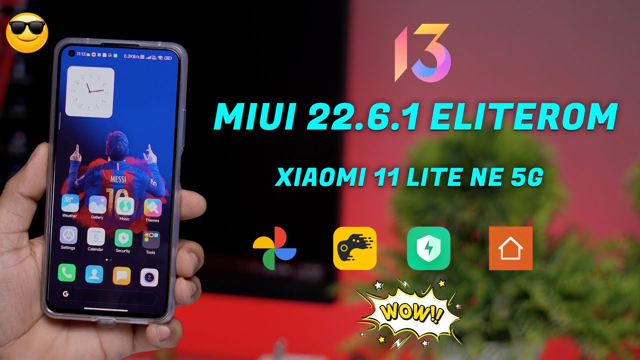 Xiaomi 11 Lite NE 5G MIUI 13 BETA 22.6.1 EliteROM Review, 90FPS Gaming, GPhoto Unlock, Smooth Ui..