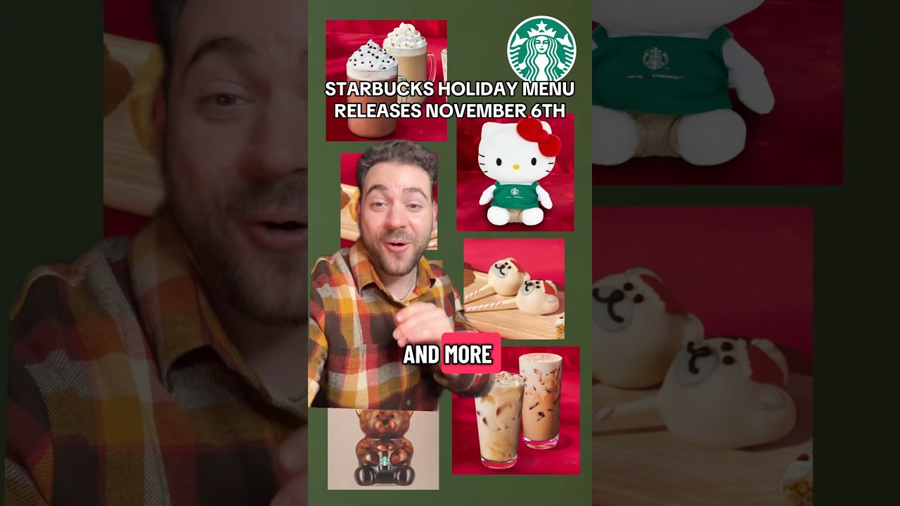 Starbucks Holliday Menu releases November 6th #starbucks #food #coffee #starbuckscoffee