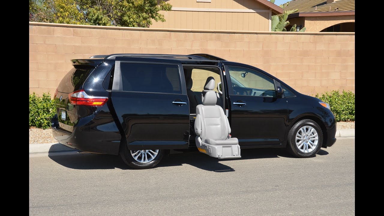 2015 toyota sienna XLE with Auto Access Mobility seat Tour