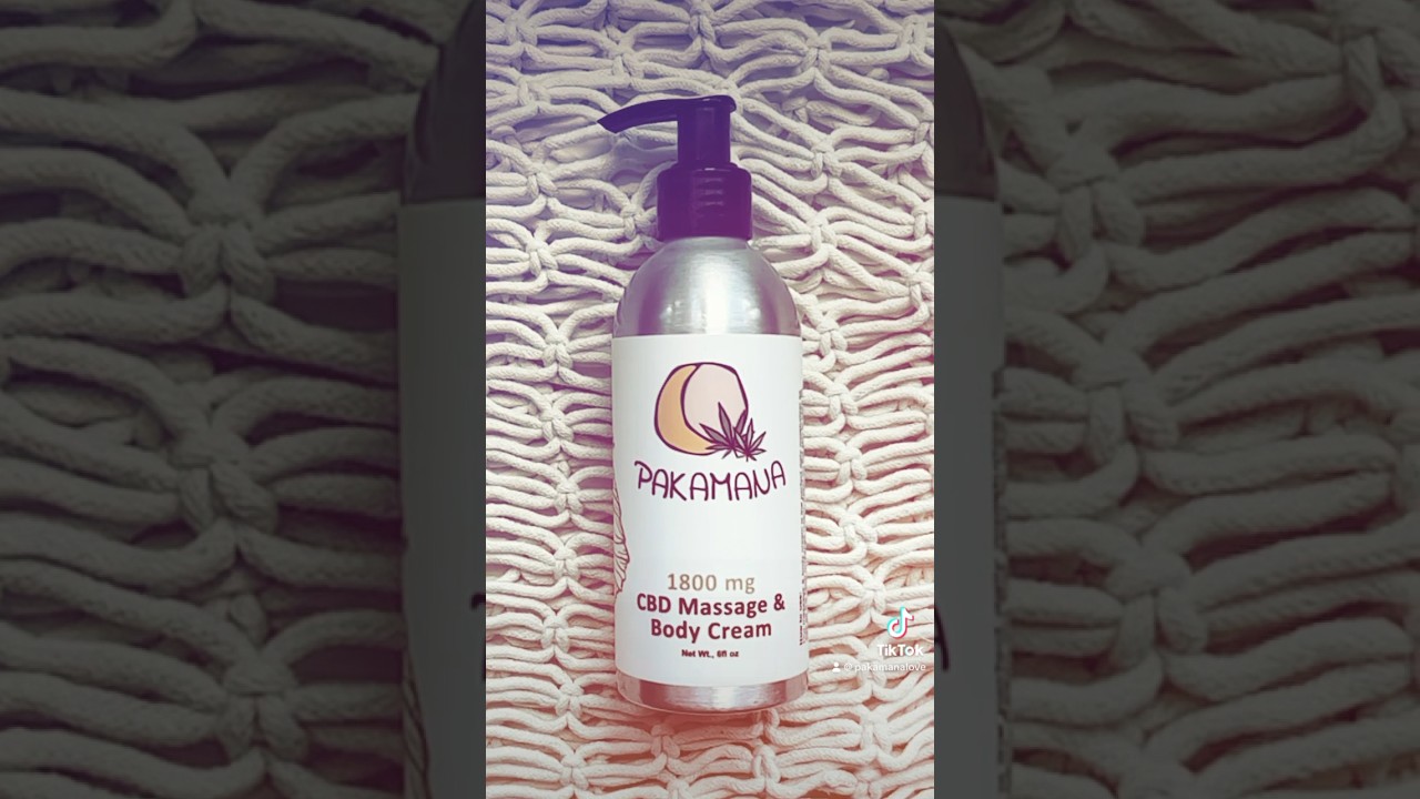 CBD Massage & Body Cream #organichemp #cbdcream #massagetherapy #massagecream #cleaningredients