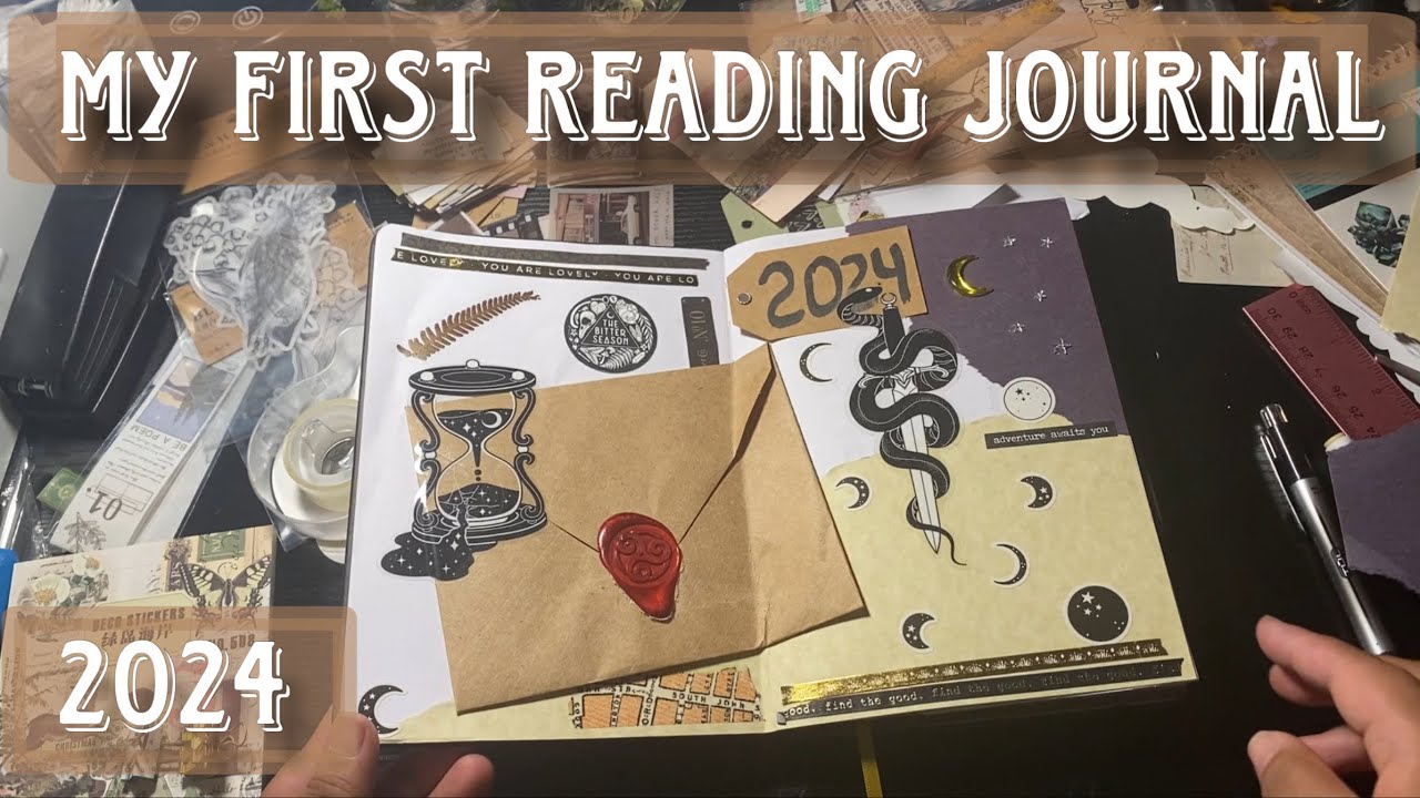 setting up my first reading journal // reading journal 2024