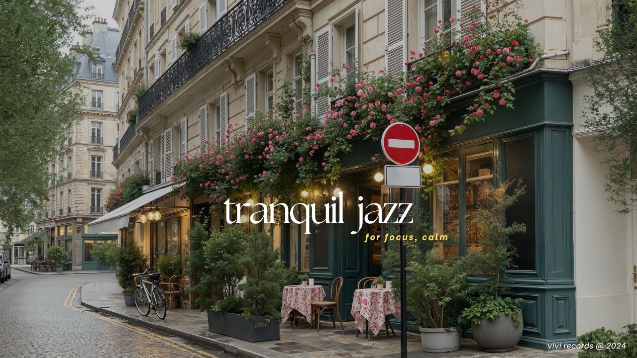 Spring Jazz Café Space - Tranquil Music At Coffee Shop Ambience For Study, Focus & Calm